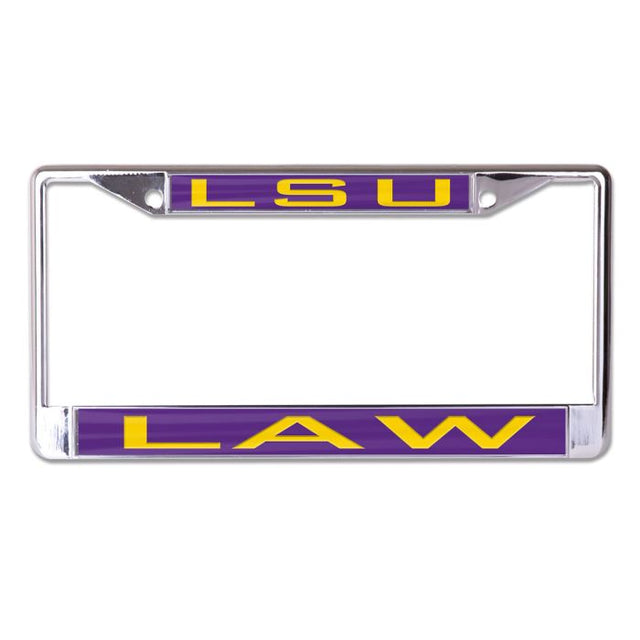 Marco Lic Plt de LSU Tigers impreso en talla pequeña