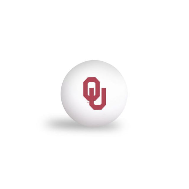 Pelotas de ping pong de los Oklahoma Sooners (paquete de 6)