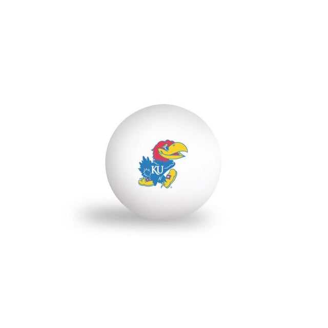 Pelotas de ping pong de los Kansas Jayhawks (paquete de 6)