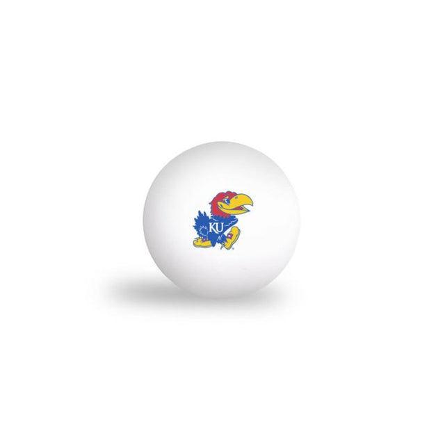 Pelotas de ping pong de los Kansas Jayhawks (paquete de 6)