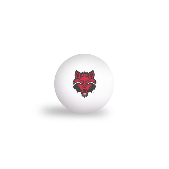 Arkansas State Red Wolves PING PONG BALLS - 6 pack