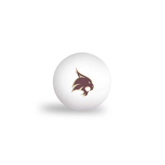 Pelotas de ping pong de Texas State Bobcats (paquete de 6)