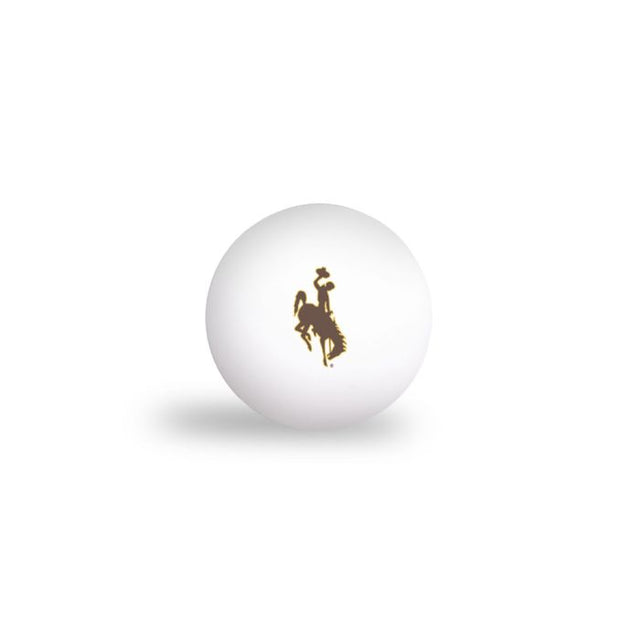 Pelotas de ping pong de los Wyoming Cowboys (paquete de 6)