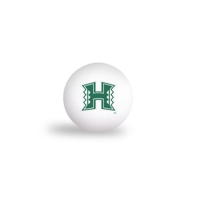 Pelotas de ping pong Hawaii Warriors (paquete de 6)