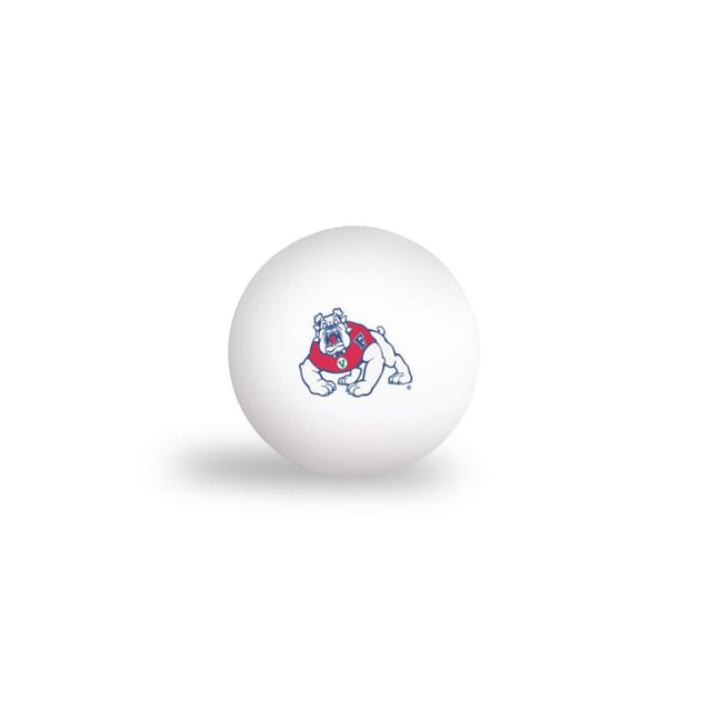 Pelotas de ping pong de los Bulldogs de Fresno State (paquete de 6)