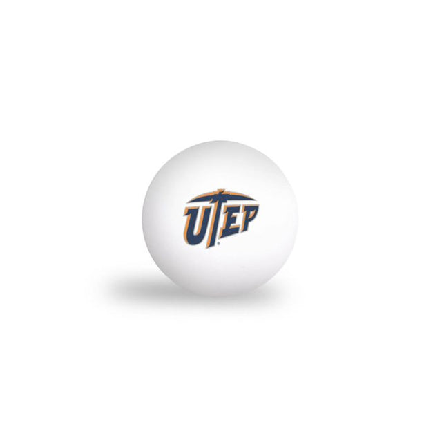 PELOTAS DE PING PONG DE UTEP MINERS - PAQUETE DE 6