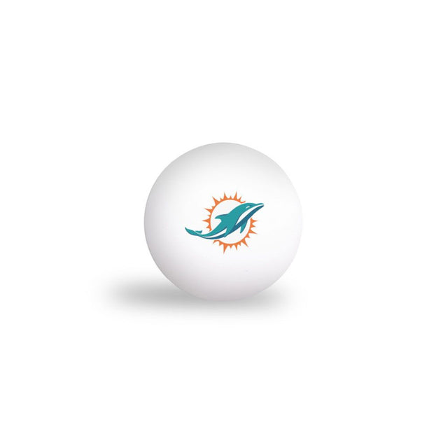 Paquete de 6 pelotas de ping pong de los Miami Dolphins