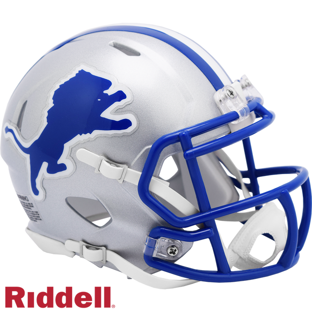 Réplica de casco de los Detroit Lions Riddell Mini Speed ​​Style 1983-2002 T/B