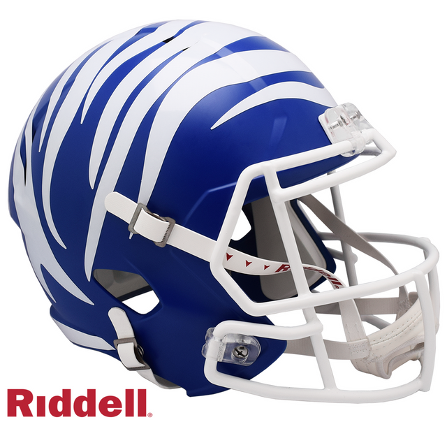 Réplica de casco de los Memphis Tigers de Riddell en tamaño completo y estilo Speed