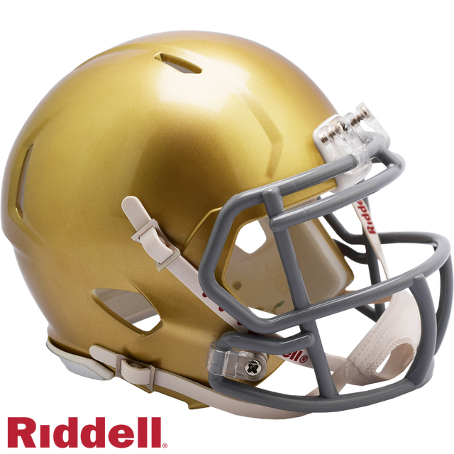 Réplica del casco Notre Dame Fighting Irish de Riddell en miniatura Speed ​​Style Classic