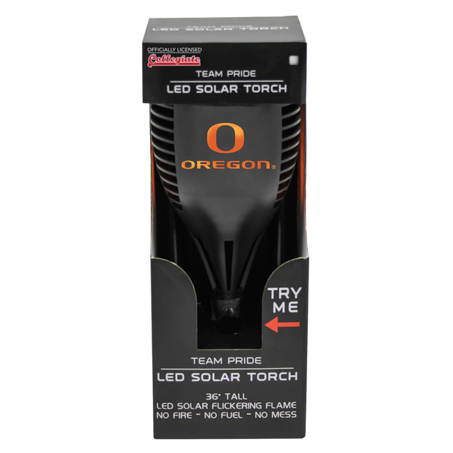 Antorcha solar LED de los Oregon Ducks