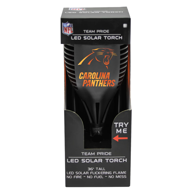 Antorcha solar LED de los Carolina Panthers