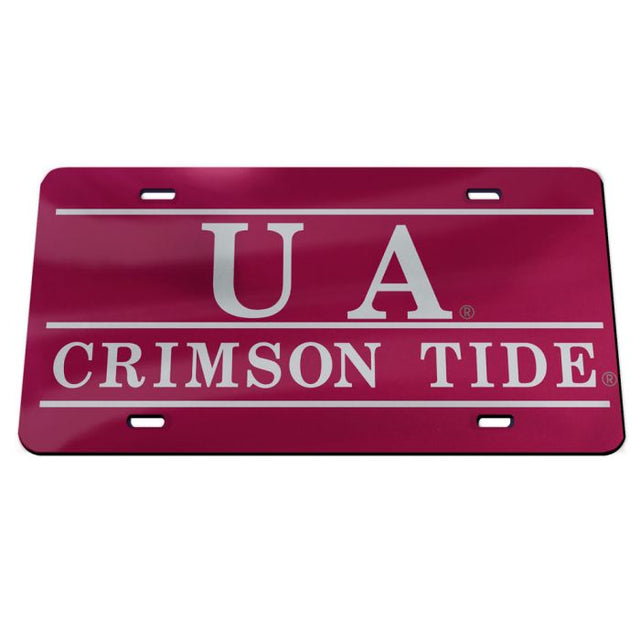 Alabama Crimson Tide Acrylic Classic License Plates