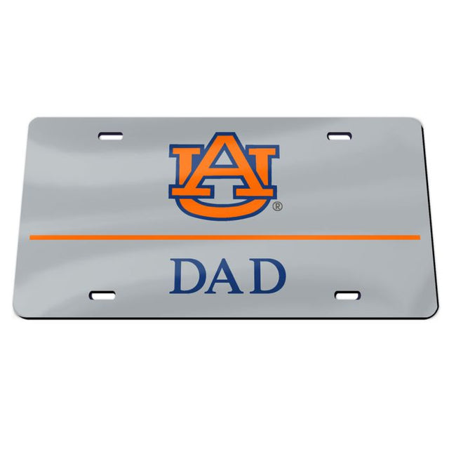 Placas de matrícula clásicas de acrílico de Auburn Tigers