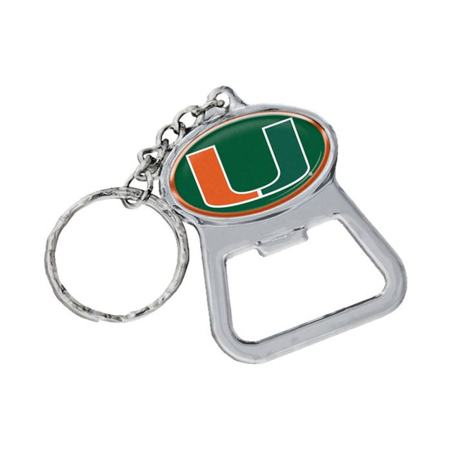 Llavero abridor de botellas de los Miami Hurricanes