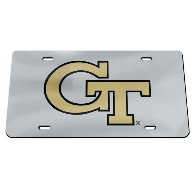 Matrícula acrílica especial de los Georgia Tech Yellow Jackets