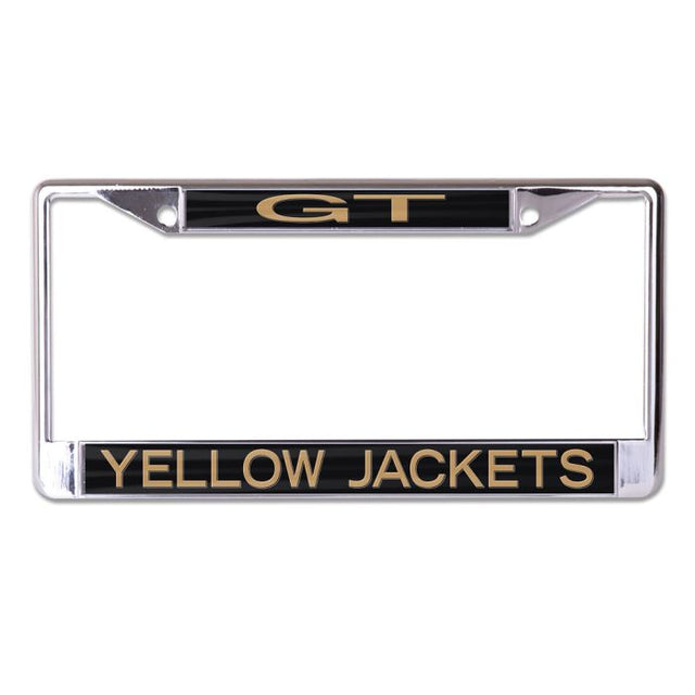 Camiseta con licencia de Georgia Tech Yellow Jackets, talla S/L, estampada