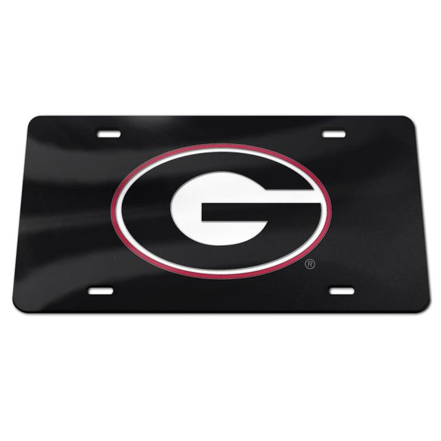 Georgia Bulldogs OVAL G Specialty Acrylic License Plate