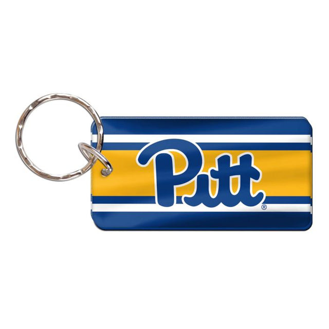 Llavero rectangular de los Pittsburgh Panthers