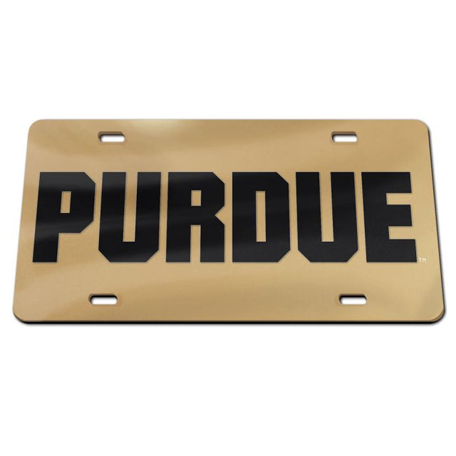 Purdue Boilermakers Specialty Acrylic License Plate