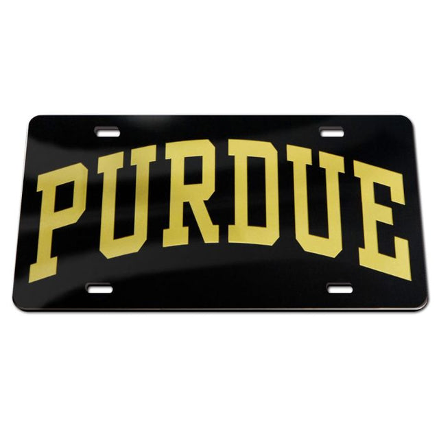 Matrícula acrílica especial de Purdue Boilermakers