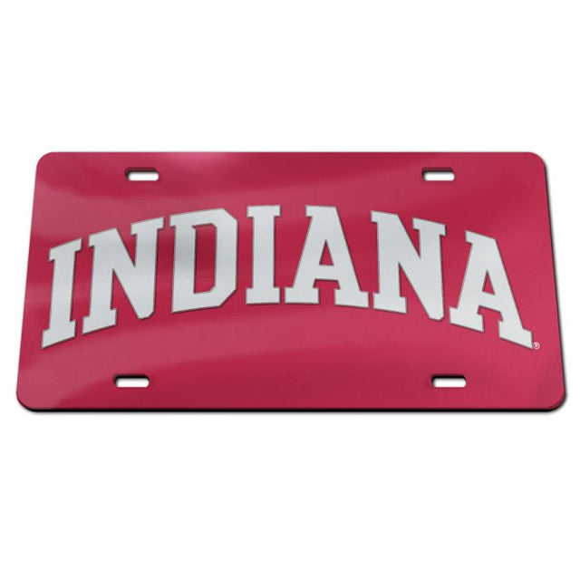 Matrícula acrílica especial de Indiana Hoosiers