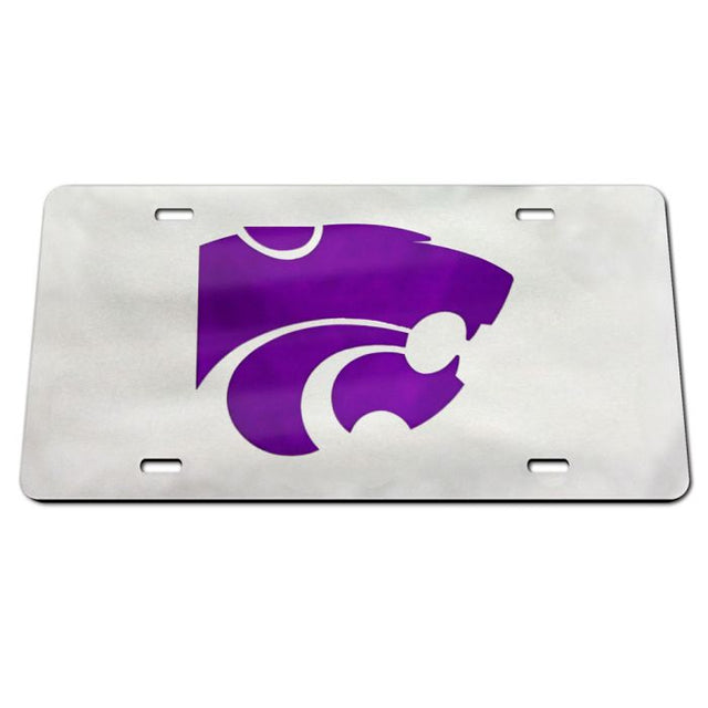 Kansas State Wildcats Acrylic Classic License Plates