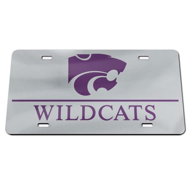 Kansas State Wildcats Acrylic Classic License Plates