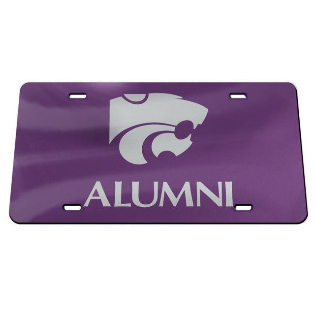 Kansas State Wildcats Acrylic Classic License Plates