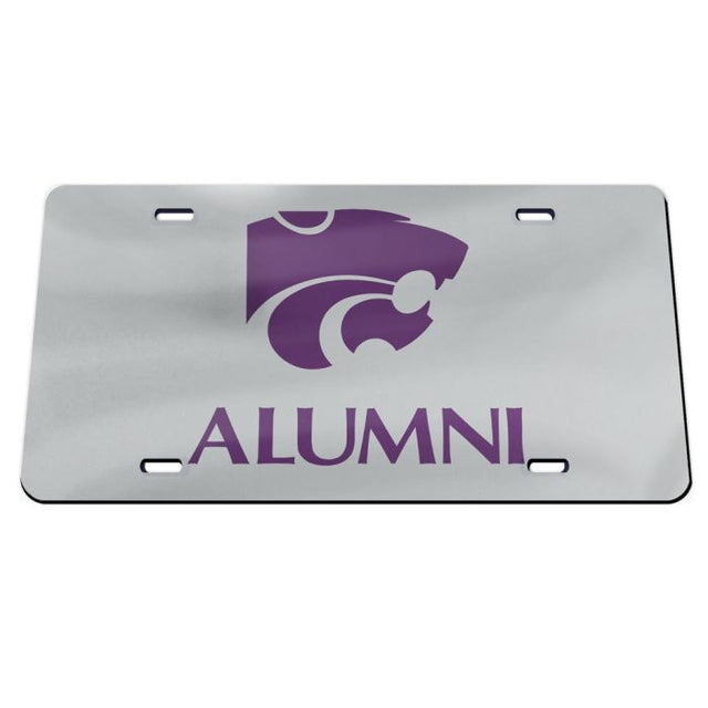 Kansas State Wildcats Acrylic Classic License Plates