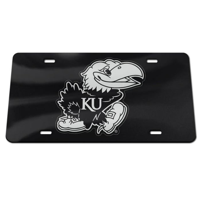 Kansas Jayhawks Specialty Acrylic License Plate