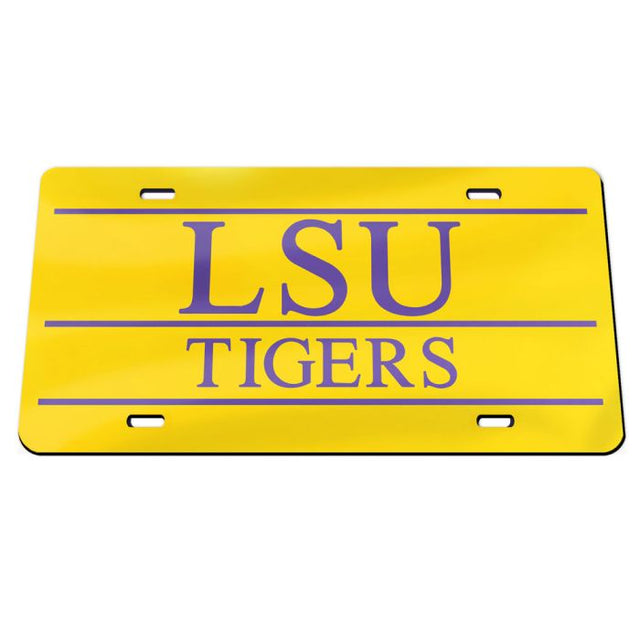 LSU Tigers Acrylic Classic License Plates