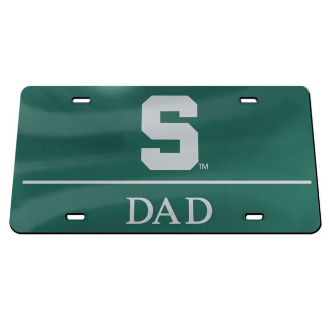 Michigan State Spartans Acrylic Classic License Plates