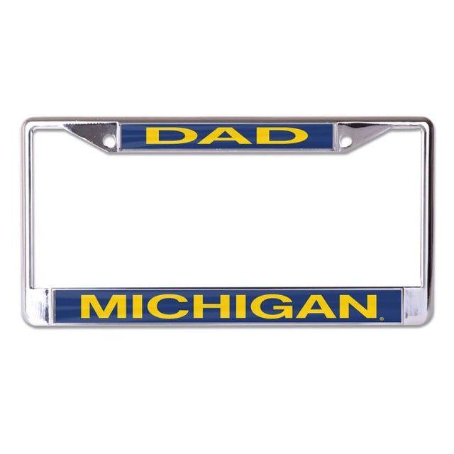 Michigan Wolverines Lic Plt Frame S/L Printed