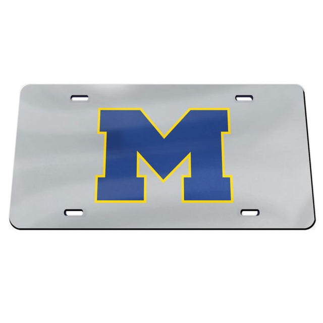 Michigan Wolverines Acrylic Classic License Plates