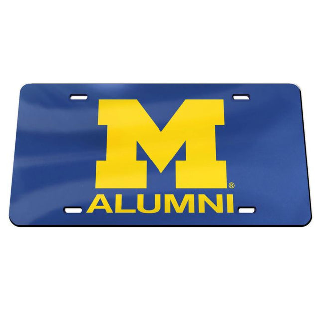 Michigan Wolverines Specialty Acrylic License Plate