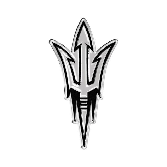 Arizona State Sun Devils Chrome Free Form Auto Emblem