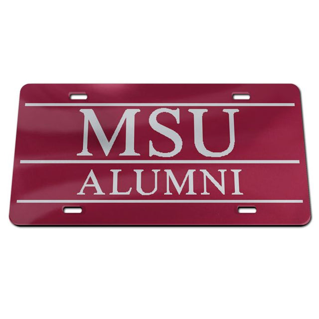 Mississippi State Bulldogs Specialty Acrylic License Plate