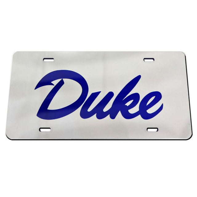 Placas de matrícula clásicas de acrílico de Duke Blue Devils