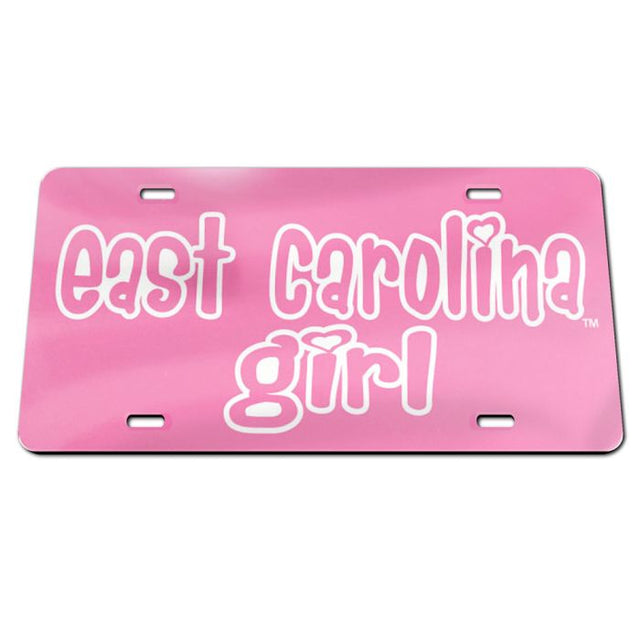 East Carolina Pirates Acrylic Classic License Plates