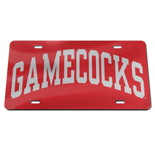 South Carolina Gamecocks Acrylic Classic License Plates