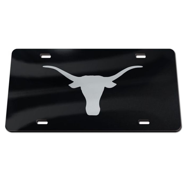 Placas de matrícula clásicas de acrílico de Texas Longhorns