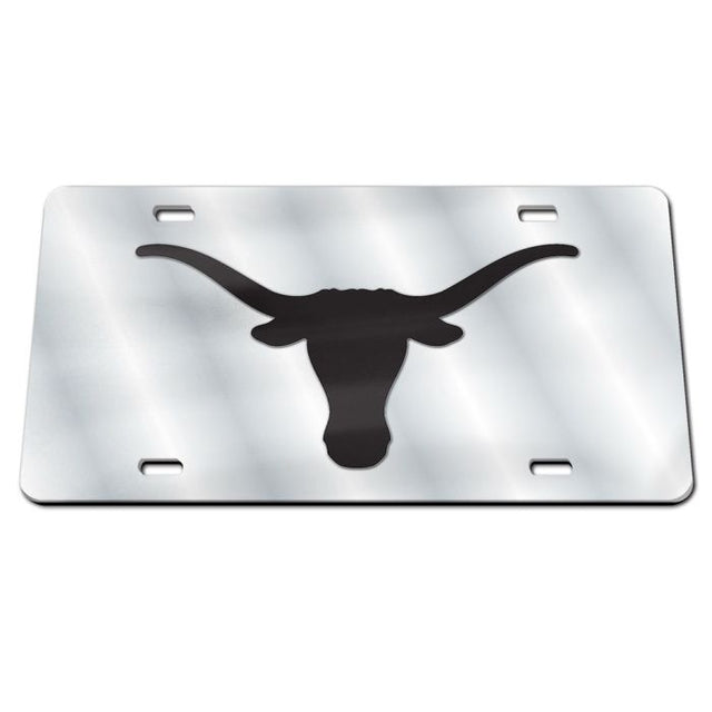 Placas de matrícula clásicas de acrílico de Texas Longhorns