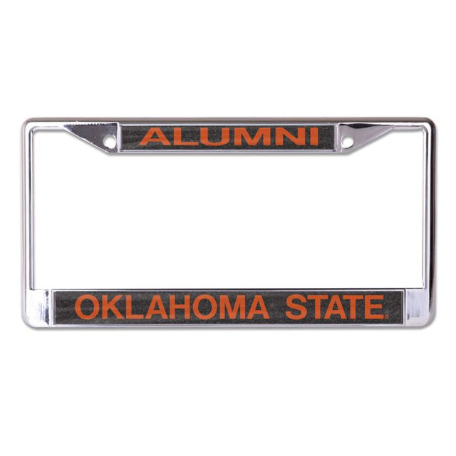 Oklahoma State Cowboys GLITTER BACKGROUND Lic Plt Frame S/L Printed