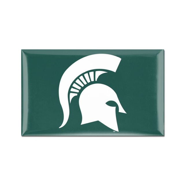 Imanes abovedados de los Spartans del estado de Michigan de 3" x 5"