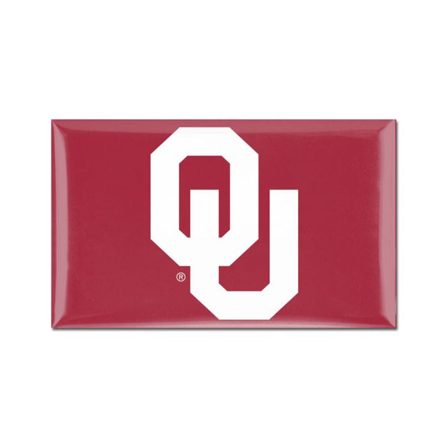 Imanes abovedados de los Oklahoma Sooners de 3" x 5"