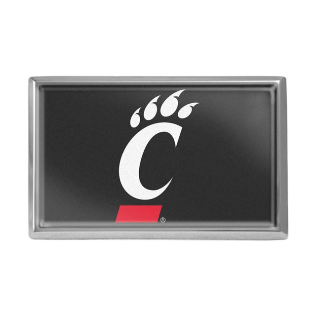 Emblema de metal cromado abovedado de los Cincinnati Bearcats