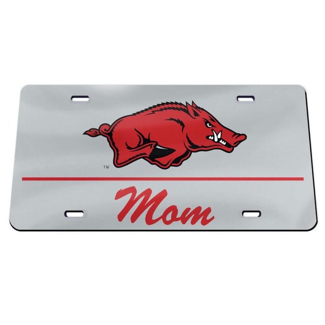 Arkansas Razorbacks Specialty Acrylic License Plate