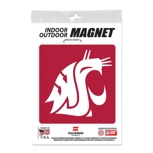 Imanes para exteriores de los Washington State Cougars de 5" x 7"