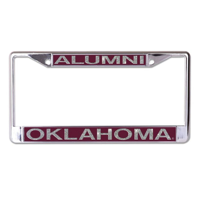 Oklahoma Sooners LETRAS BRILLANTES Licencia Plt Marco S/L Impreso